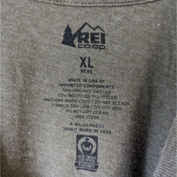 REI Co-op Go Out With Me T-Shirt Men's sz XL army olive green - Picture 11 of 11